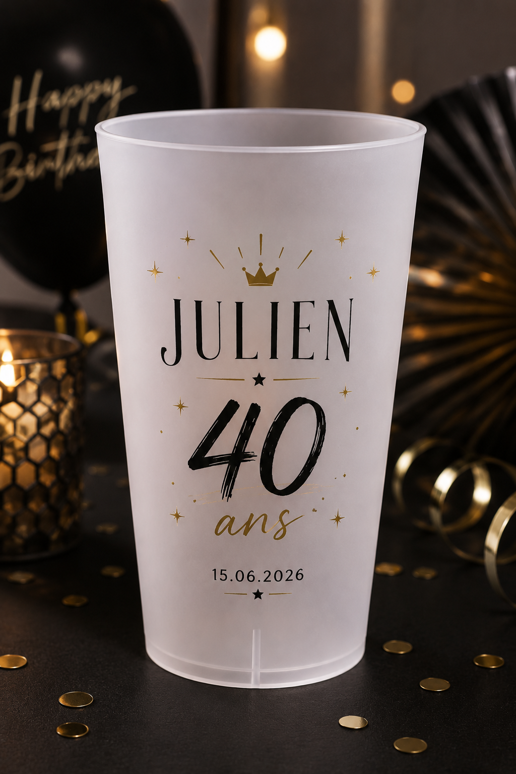 Gobelet anniversaire